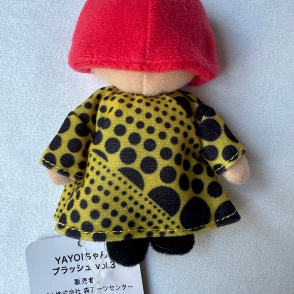 Yayoi Kusama Key Chain Plush Dot Artist Contemporary Handmade - Picture 4 of 6